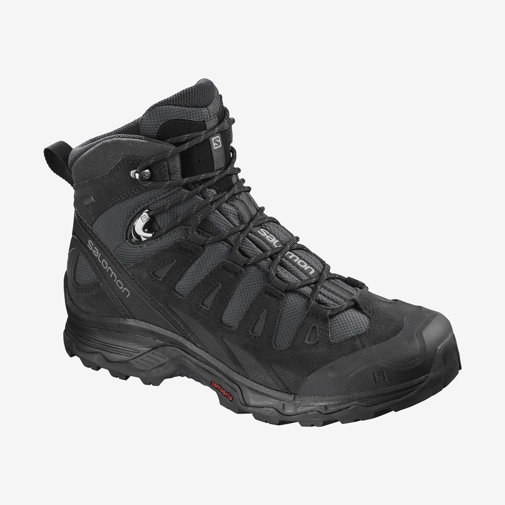 SALOMON QUEST PRIME GTX Philippines - Men's Hiking Boots - Black | 203417-MCA